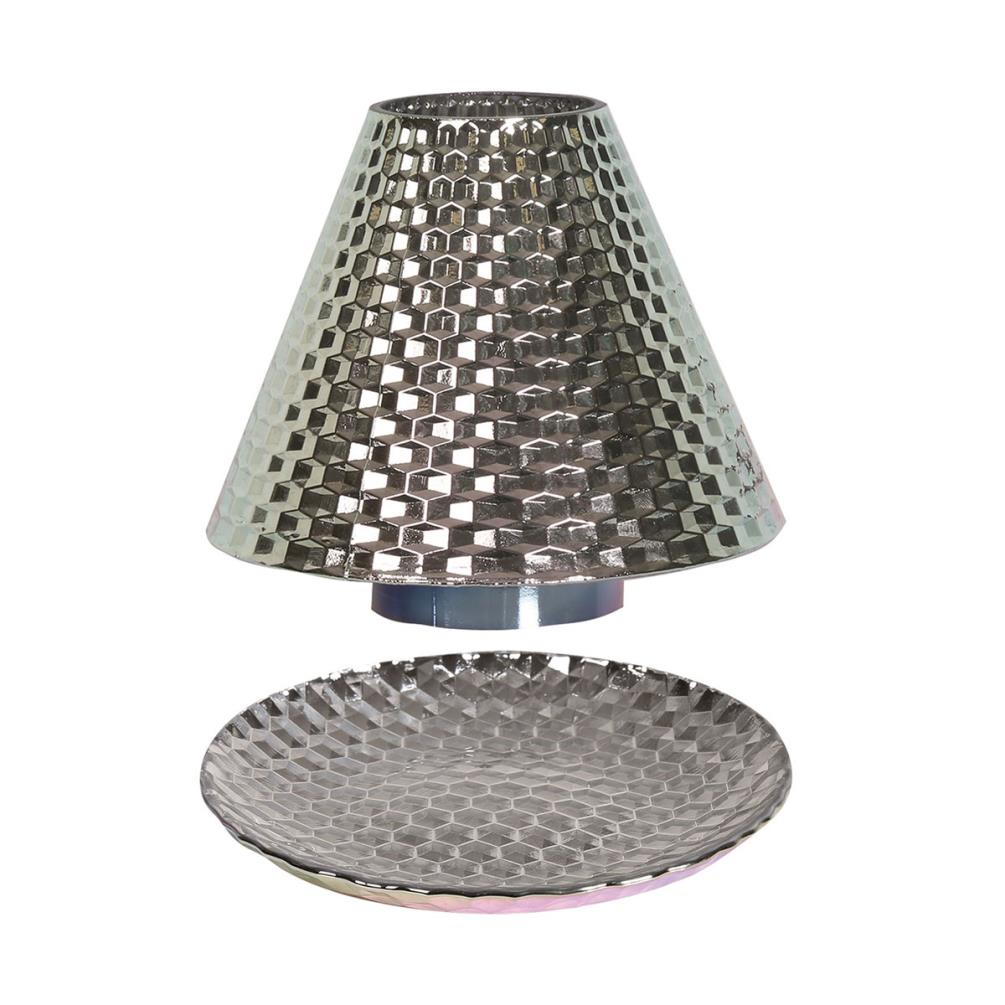 Aroma Silver Lustre Shade & Tray £13.04